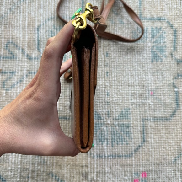 J.W. Hulme leather wallet crossbody purse - Picture 5 of 9